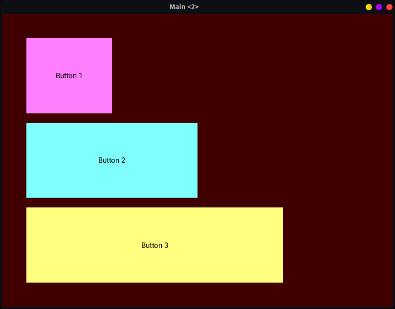 BoxLayout with padding and spacing