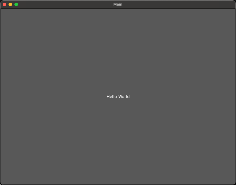 Hello World App